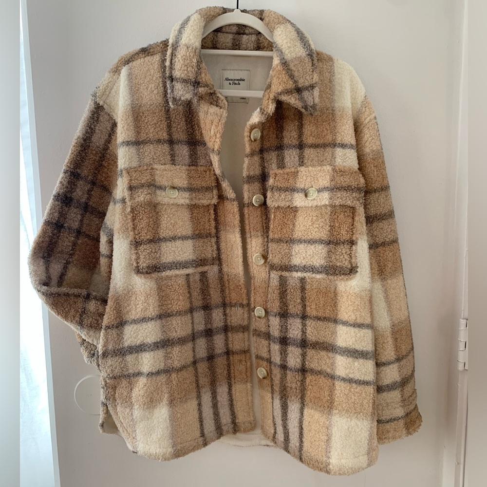 Abercrombie & Fitch Plaid Shacket